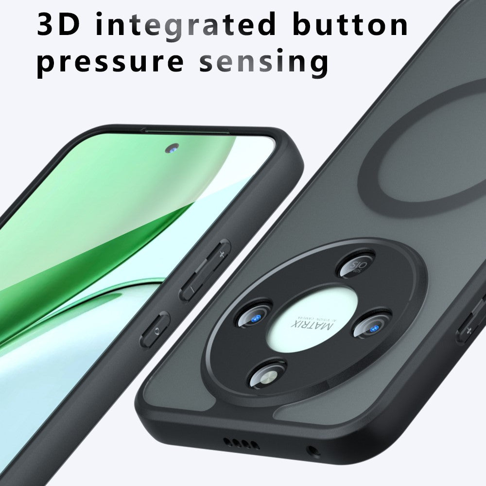 For Honor Magic8 Lite 5G / X9d 5G / X70 5G Magnetic Case TPU + PC Matte Skin Touch Phone Cover