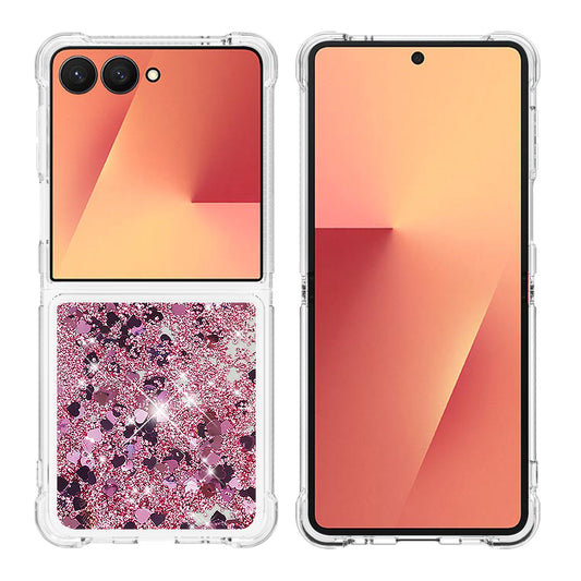 Galaxy Z Flip7 5G Glitzer-Hülle – Stoßfest & mit Treibsand