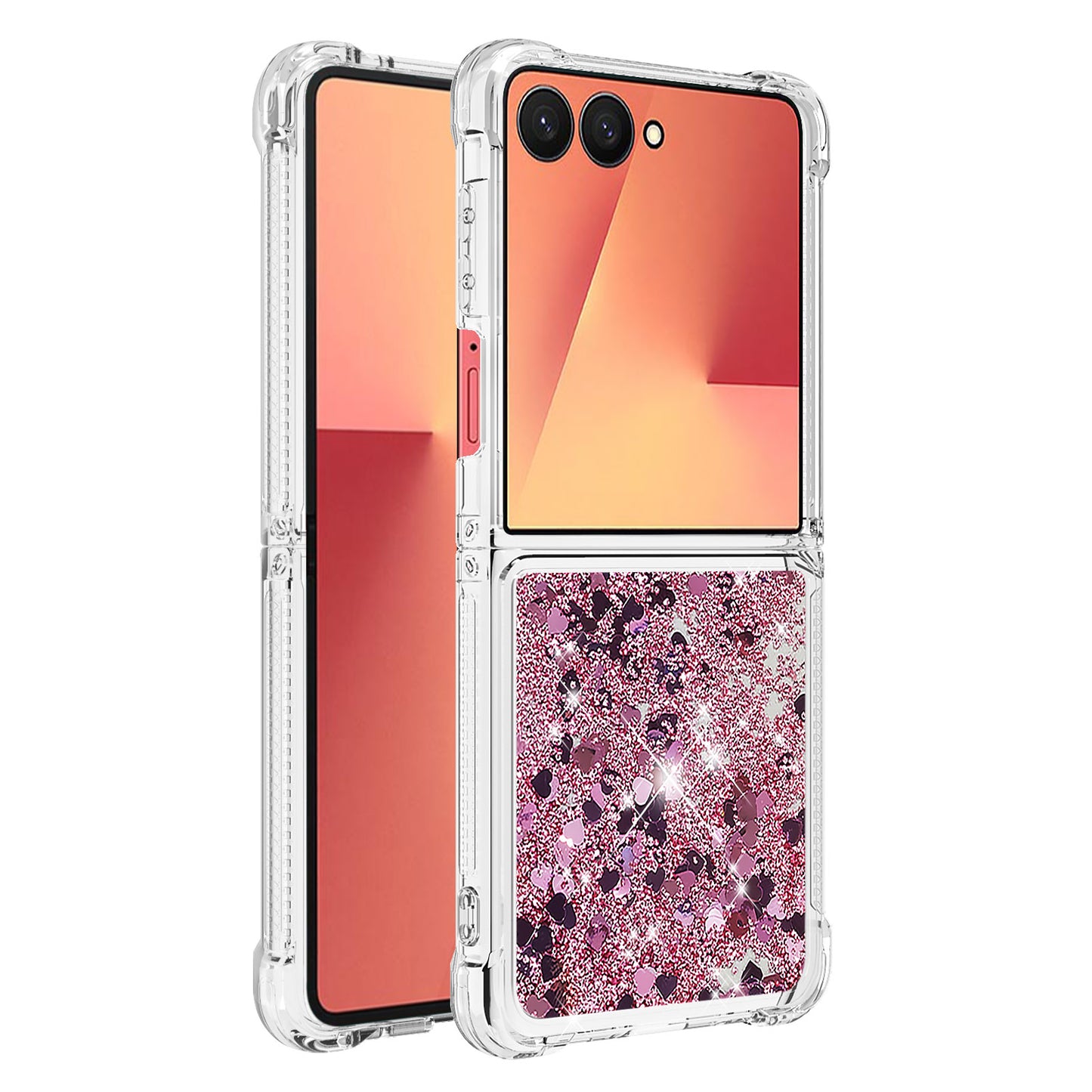 Galaxy Z Flip7 5G Glitzer-Hülle – Stoßfest & mit Treibsand