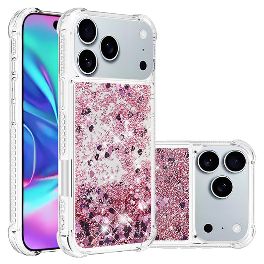iPhone 17 Pro Glitzer-Hülle – Stoßfest & mit Treibsand
