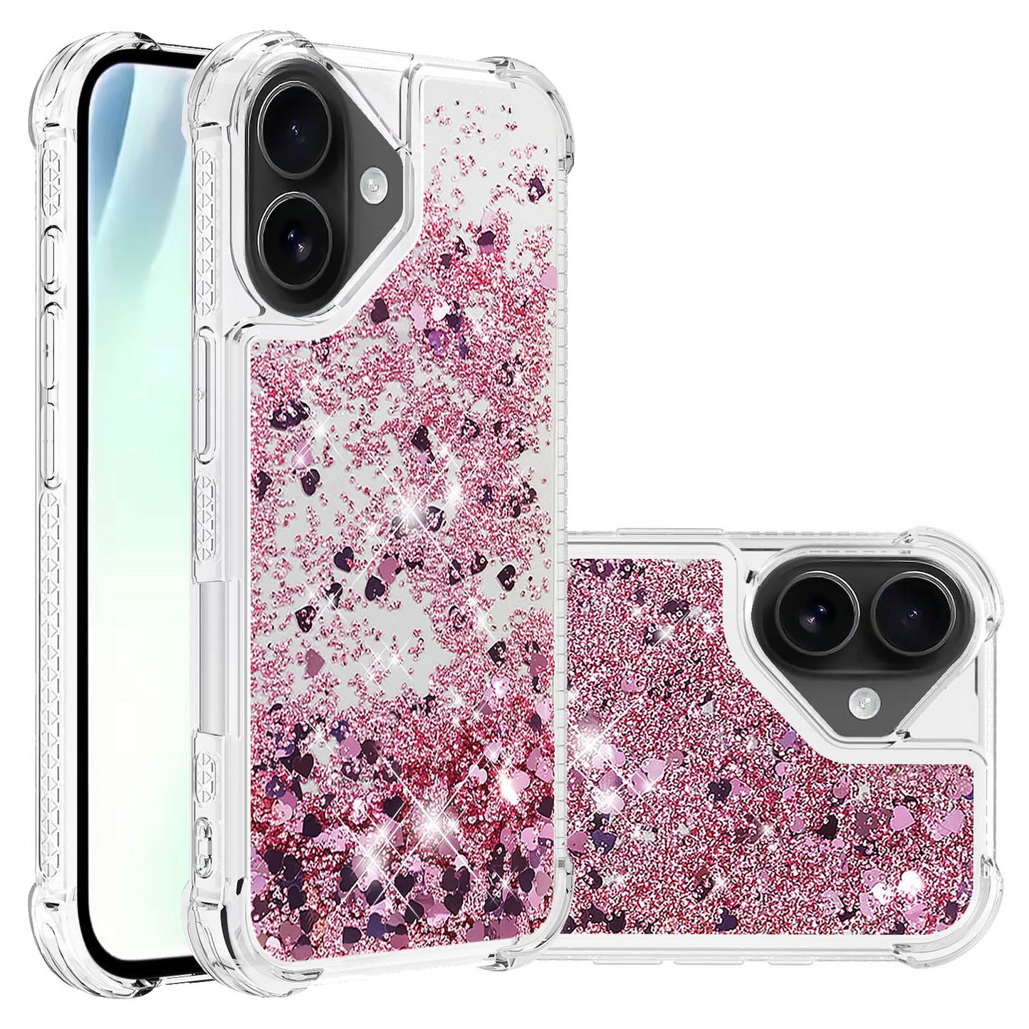 iPhone 17 Glitzer-Hülle – Stoßfest & mit Treibsand