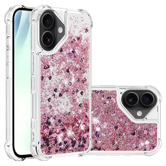 iPhone 17 Glitzer-Hülle – Stoßfest & mit Treibsand