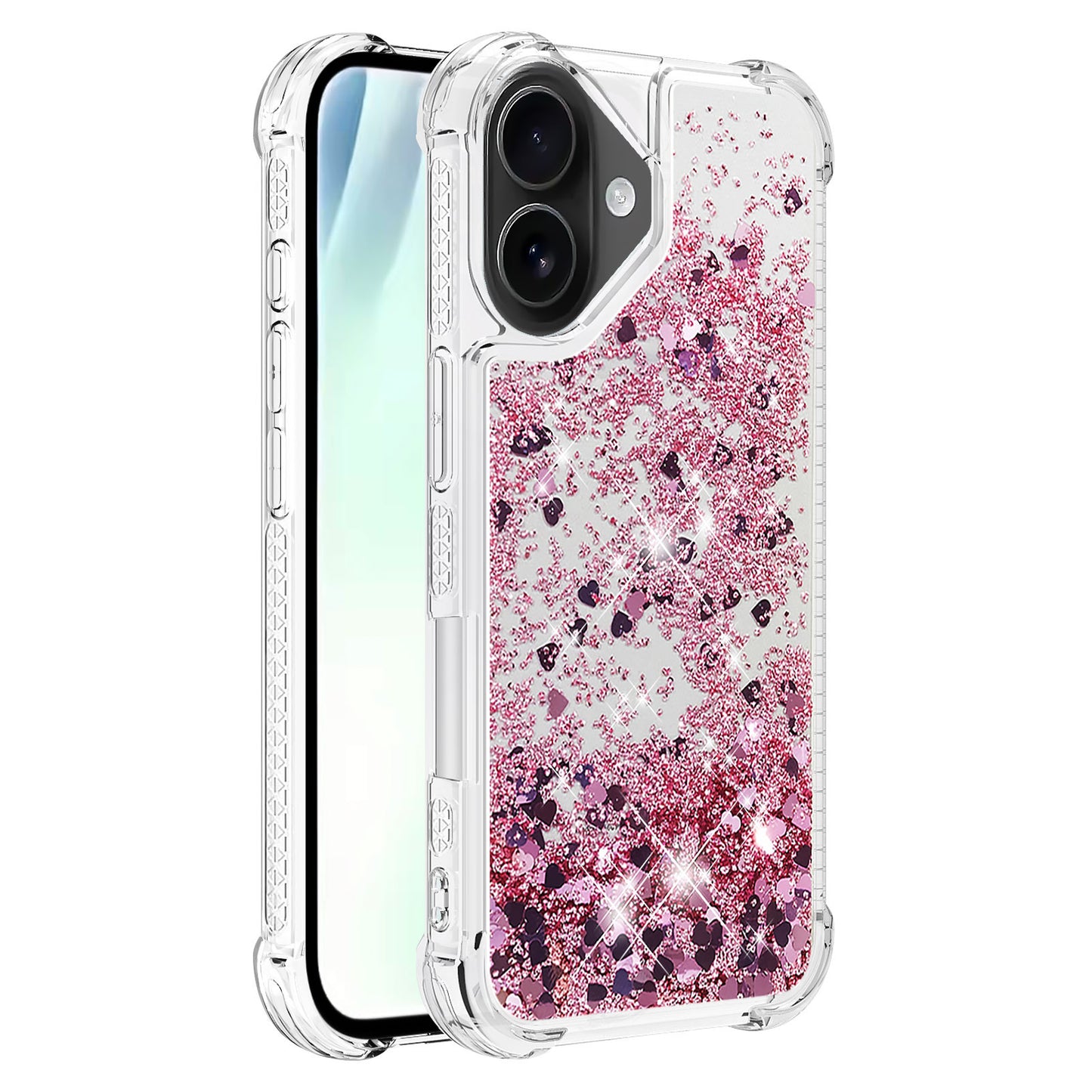 iPhone 17 Glitzer-Hülle – Stoßfest & mit Treibsand