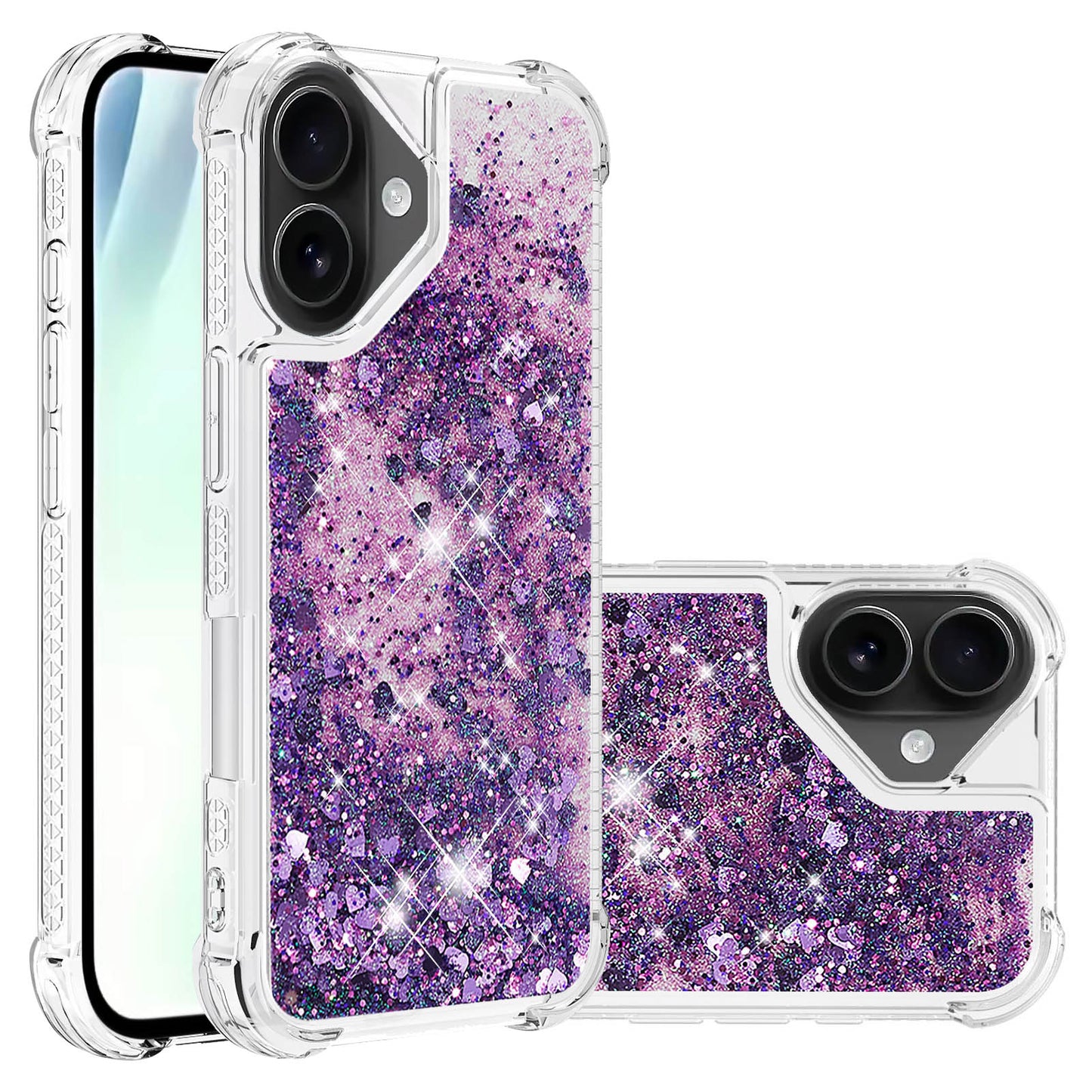 iPhone 17 Glitzer-Hülle – Stoßfest & mit Treibsand