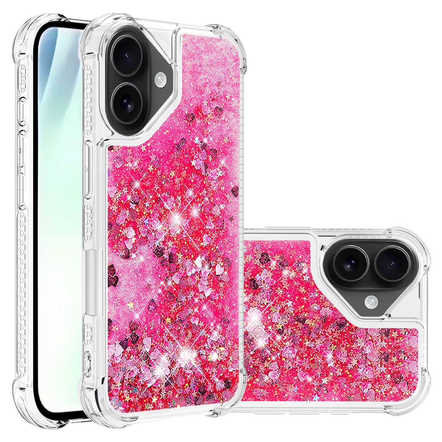 iPhone 17 Glitzer-Hülle – Stoßfest & mit Treibsand
