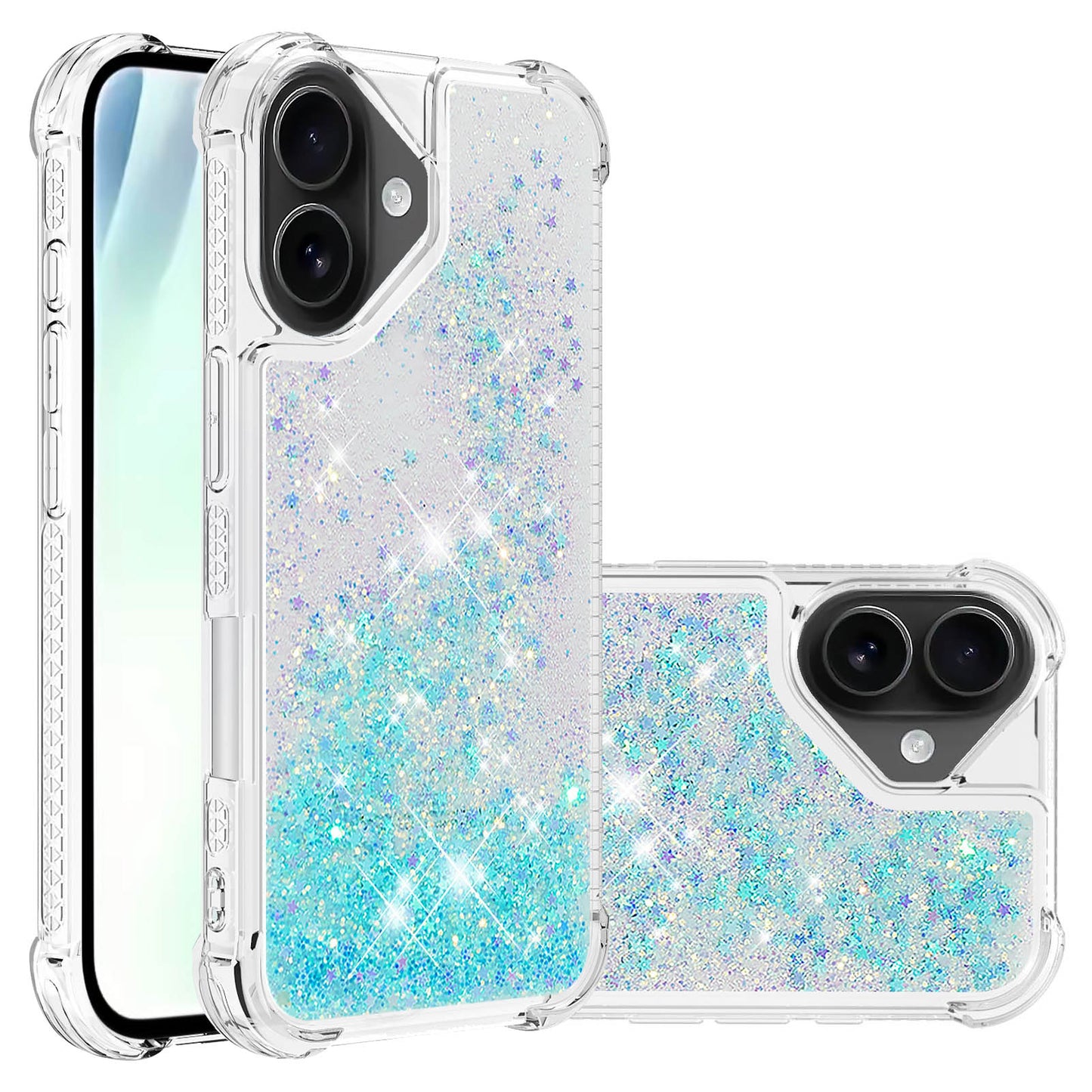 iPhone 17 Glitzer-Hülle – Stoßfest & mit Treibsand