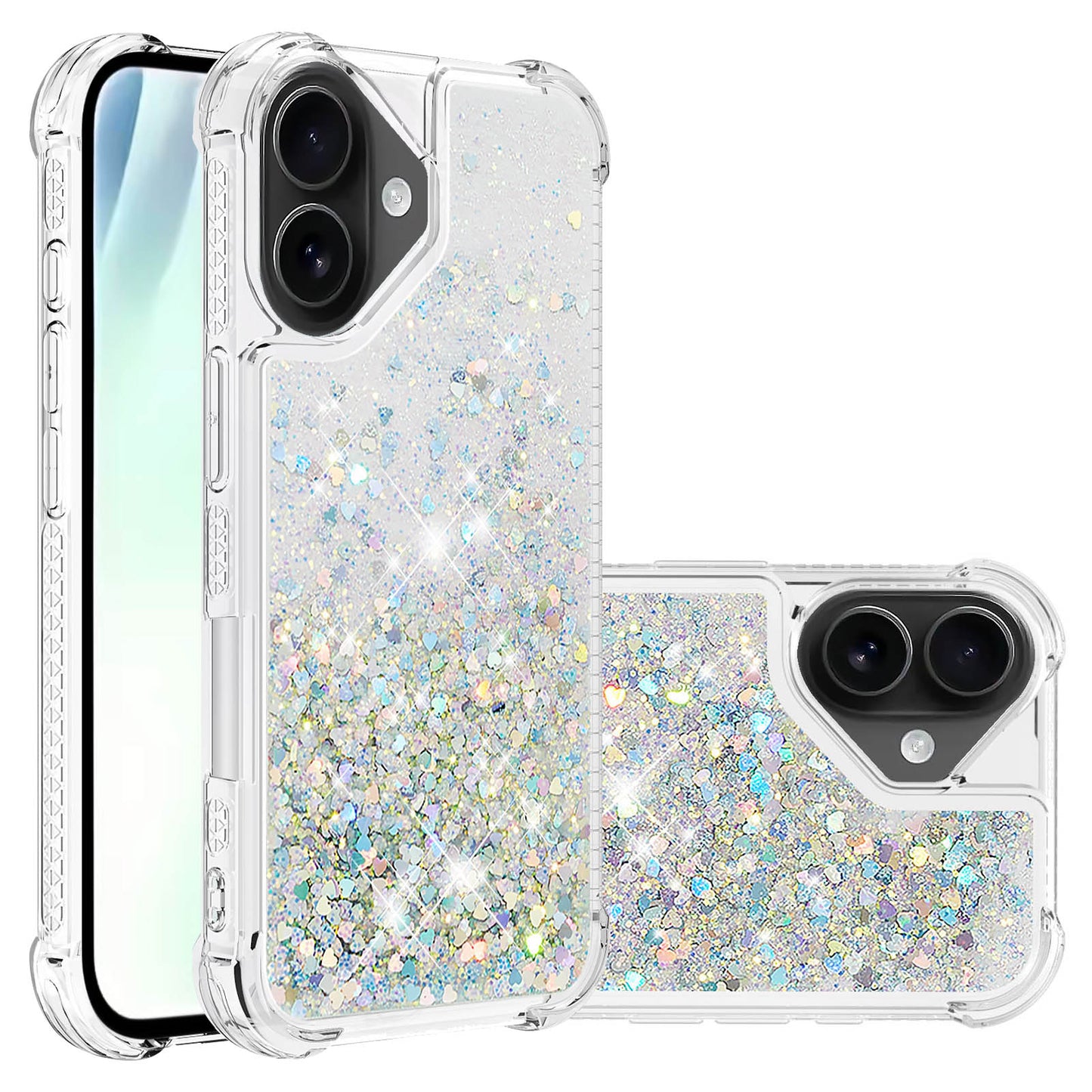 iPhone 17 Glitzer-Hülle – Stoßfest & mit Treibsand