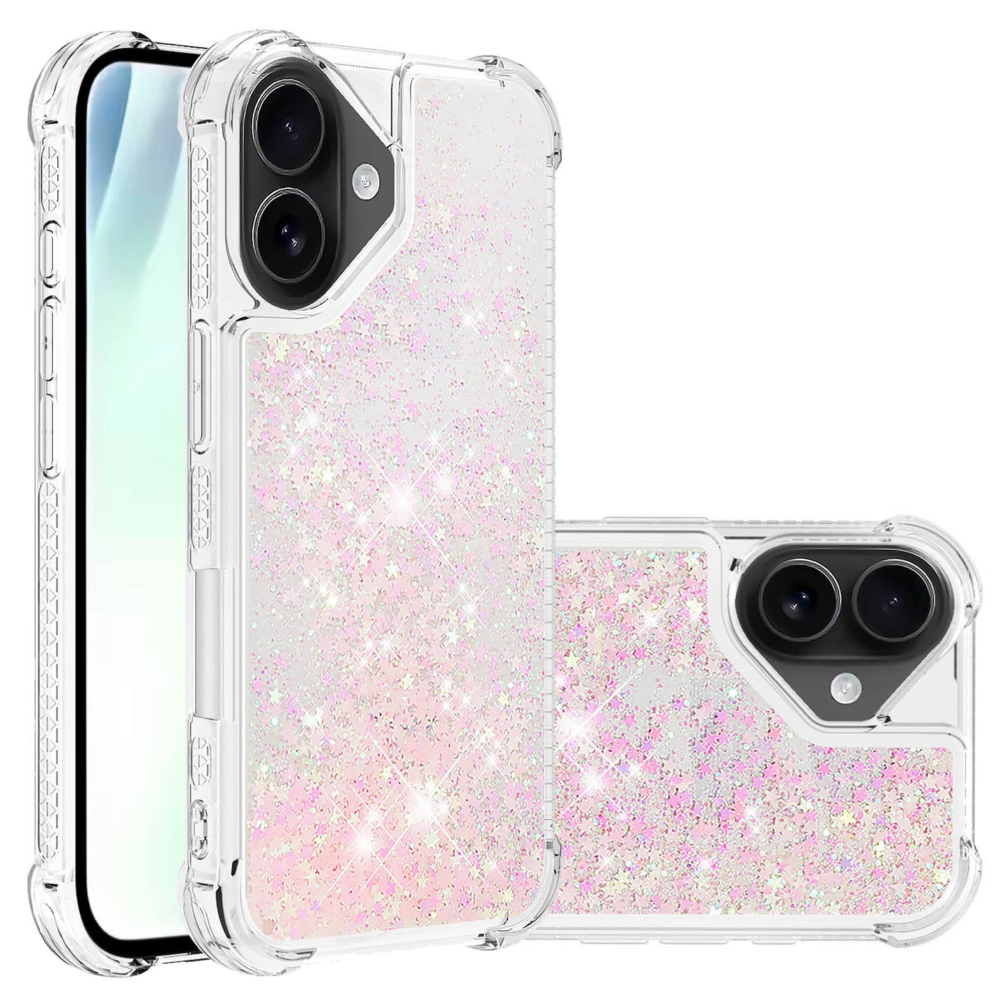 iPhone 17 Glitzer-Hülle – Stoßfest & mit Treibsand