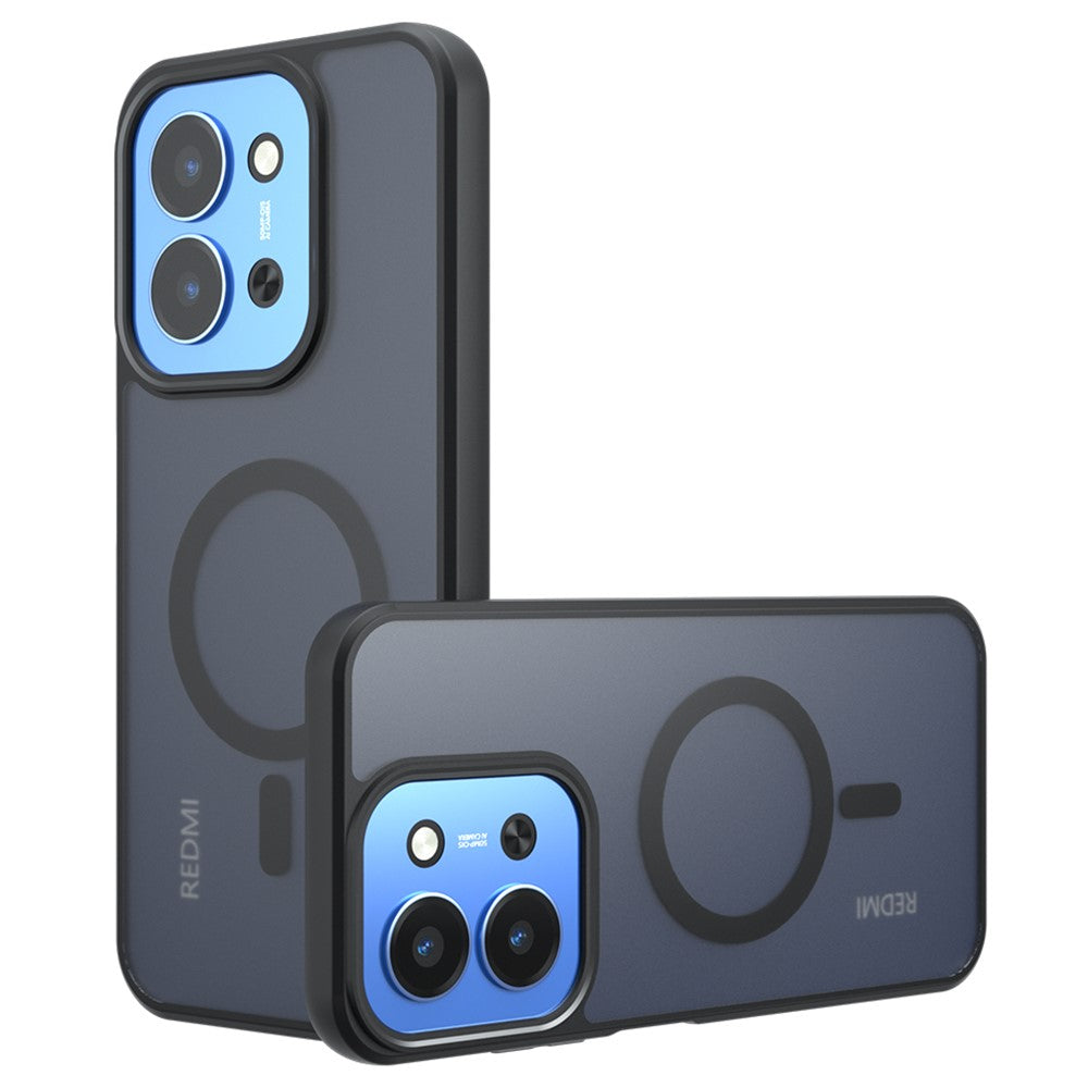 For Xiaomi Redmi 15C 5G (EU) (173mm) / 15C 4G (EU) (173mm) Magnetic Case TPU + PC Matte Skin Touch Phone Cover