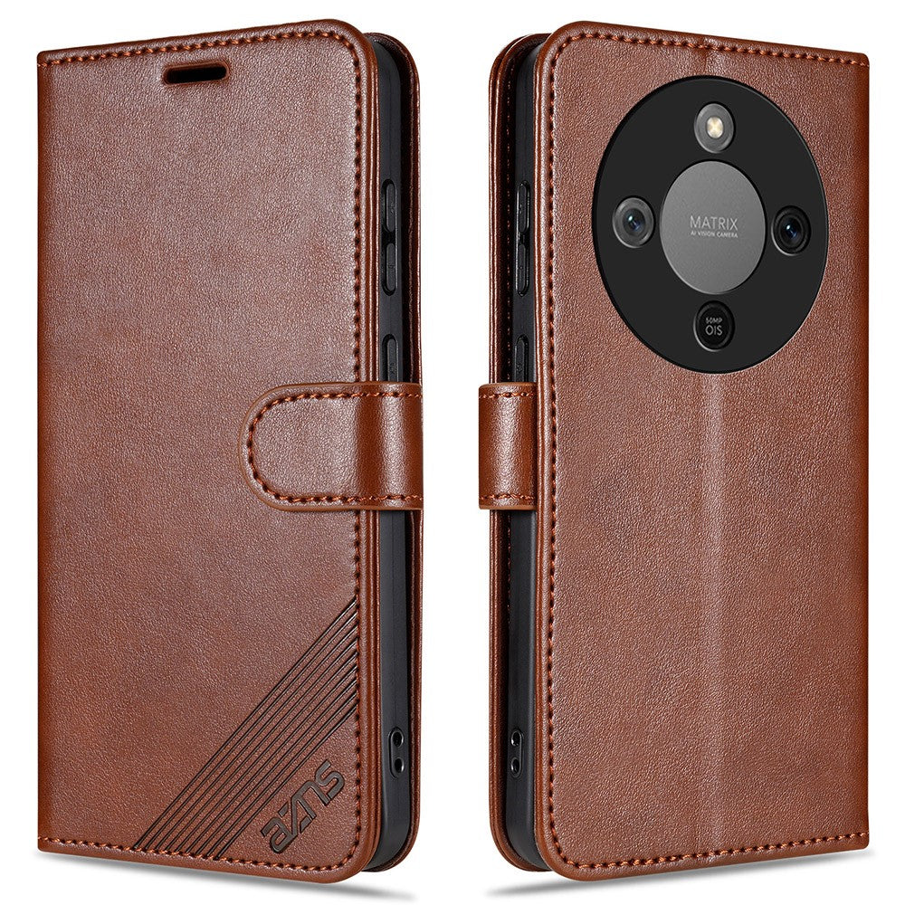 AZNS For Honor Magic8 Lite 5G / X9d 5G / X70 5G Case Anti-Scratch PU Leather Stand Wallet Phone Cover