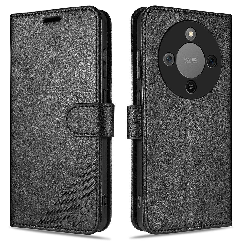AZNS For Honor Magic8 Lite 5G / X9d 5G / X70 5G Case Anti-Scratch PU Leather Stand Wallet Phone Cover