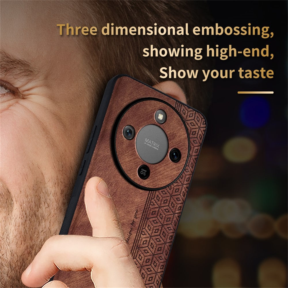 AZNS For Honor Magic8 Lite 5G / X9d 5G / X70 5G Case Protective PU Leather Covered TPU Phone Shell