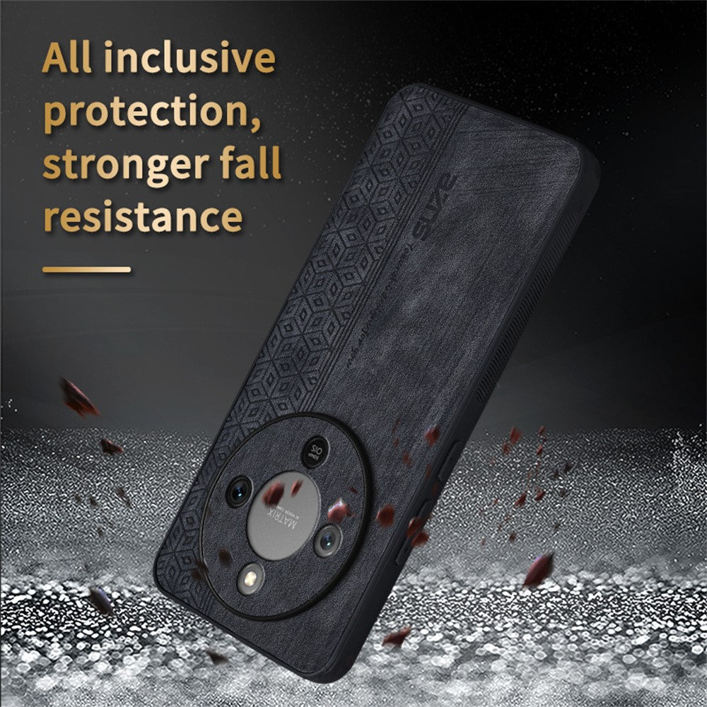 AZNS For Honor Magic8 Lite 5G / X9d 5G / X70 5G Case Protective PU Leather Covered TPU Phone Shell