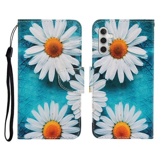 Galaxy A17 5G/4G / A26 5G / A16 5G/4G Wallet-Hülle – Musterdruck, mit Ständer & Riemen