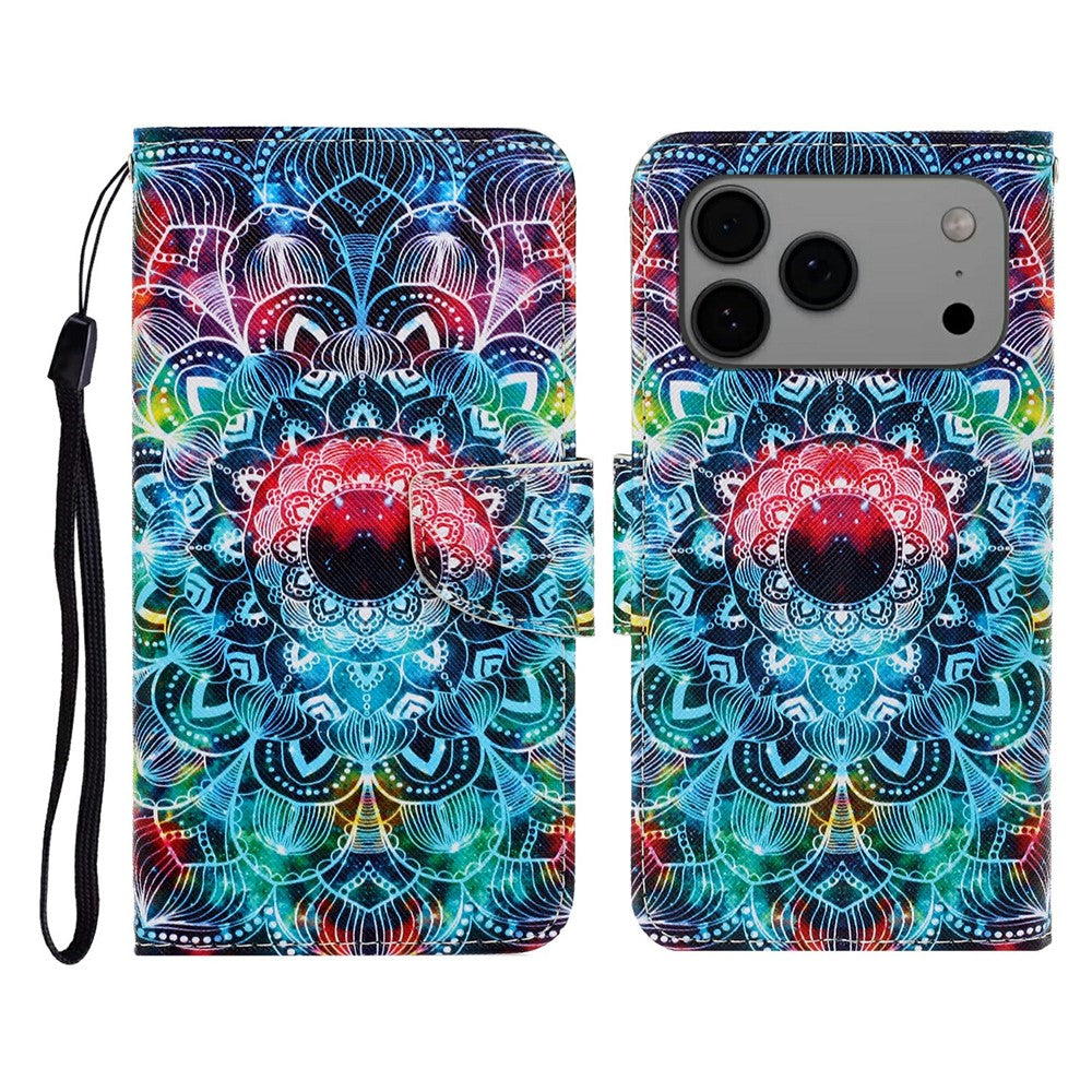 iPhone 17 Pro Max Hülle mit Musterdruck & Ständerfunktion