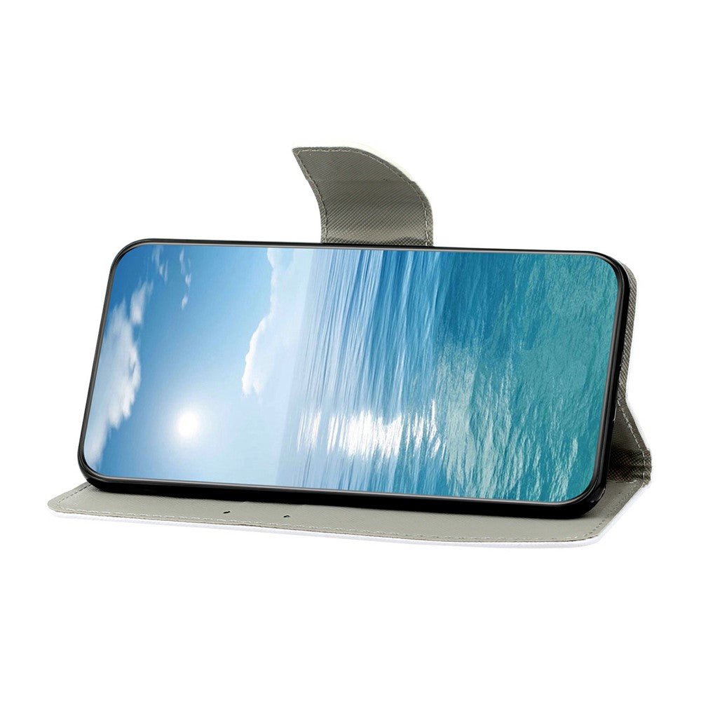 Galaxy S25 FE Wallet-Hülle – Musterdruck, mit Ständer & Riemen
