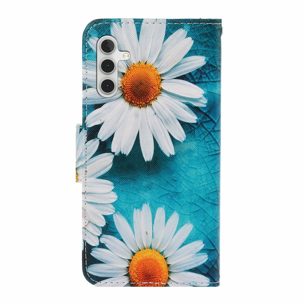 Galaxy S25 FE Wallet-Hülle – Musterdruck, mit Ständer & Riemen