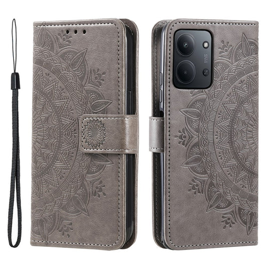 Xiaomi Redmi 15C 4G (EU) (173mm) / Xiaomi Redmi 15C 5G (EU) (173mm) Handyhülle – 15C 4G (EU) (173 mm) mit Standfunktion, bedrucktem Totem-PU-Leder, Brieftaschen- mit Handschlaufe