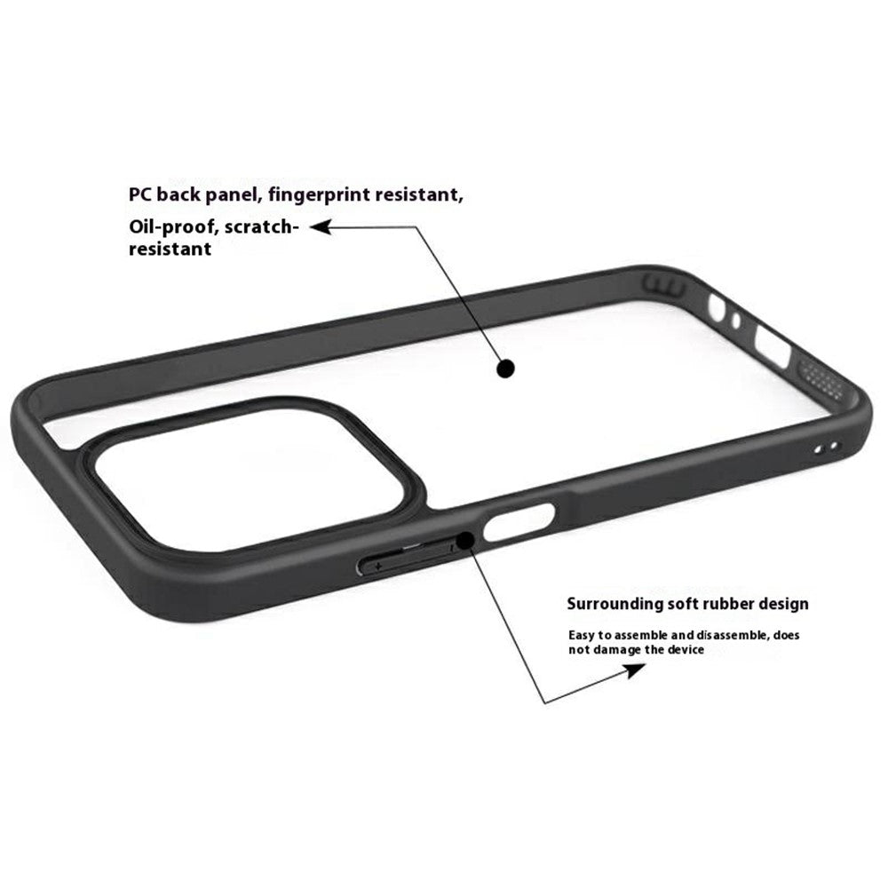 For Xiaomi Redmi 15C 5G (EU) (173mm) / 15C 4G (EU) (173mm) Case Shockproof PC + TPU Clear Back Phone Cover