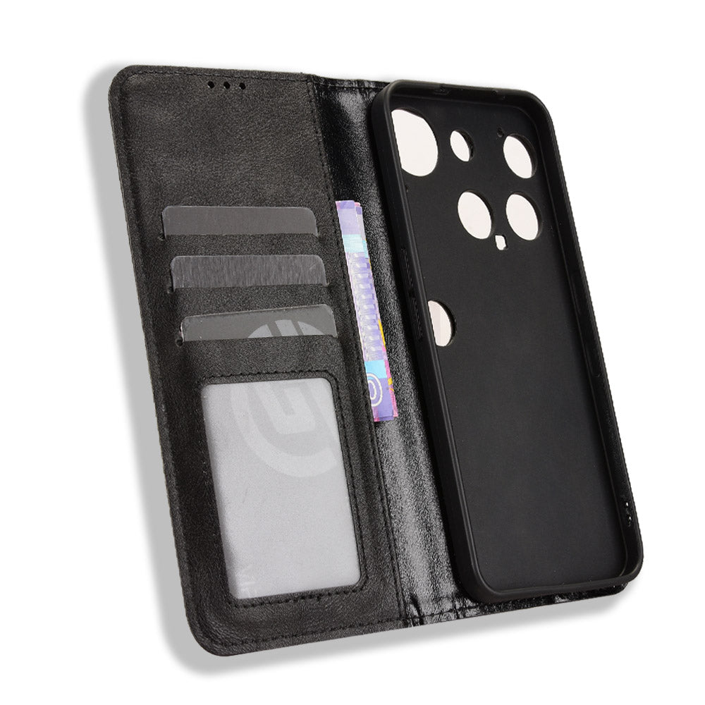 Nothing Phone (3) 5G Wallet-Handyhülle – Aus strapazierfähigem PU-Leder, mit Standfunktion & integriertem Portemonnaie