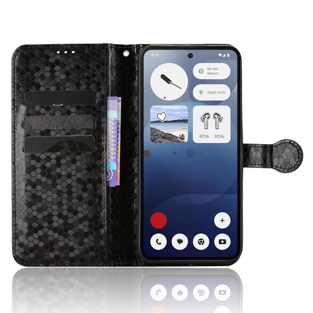 Nothing Phone (3) 5G Wallet-Handyhülle – Mit Magnetverschluss & Punktmuster