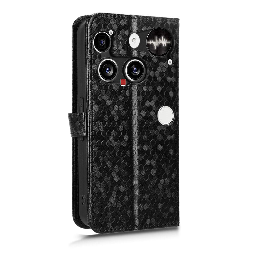 Nothing Phone (3) 5G Wallet-Handyhülle – Mit Magnetverschluss & Punktmuster