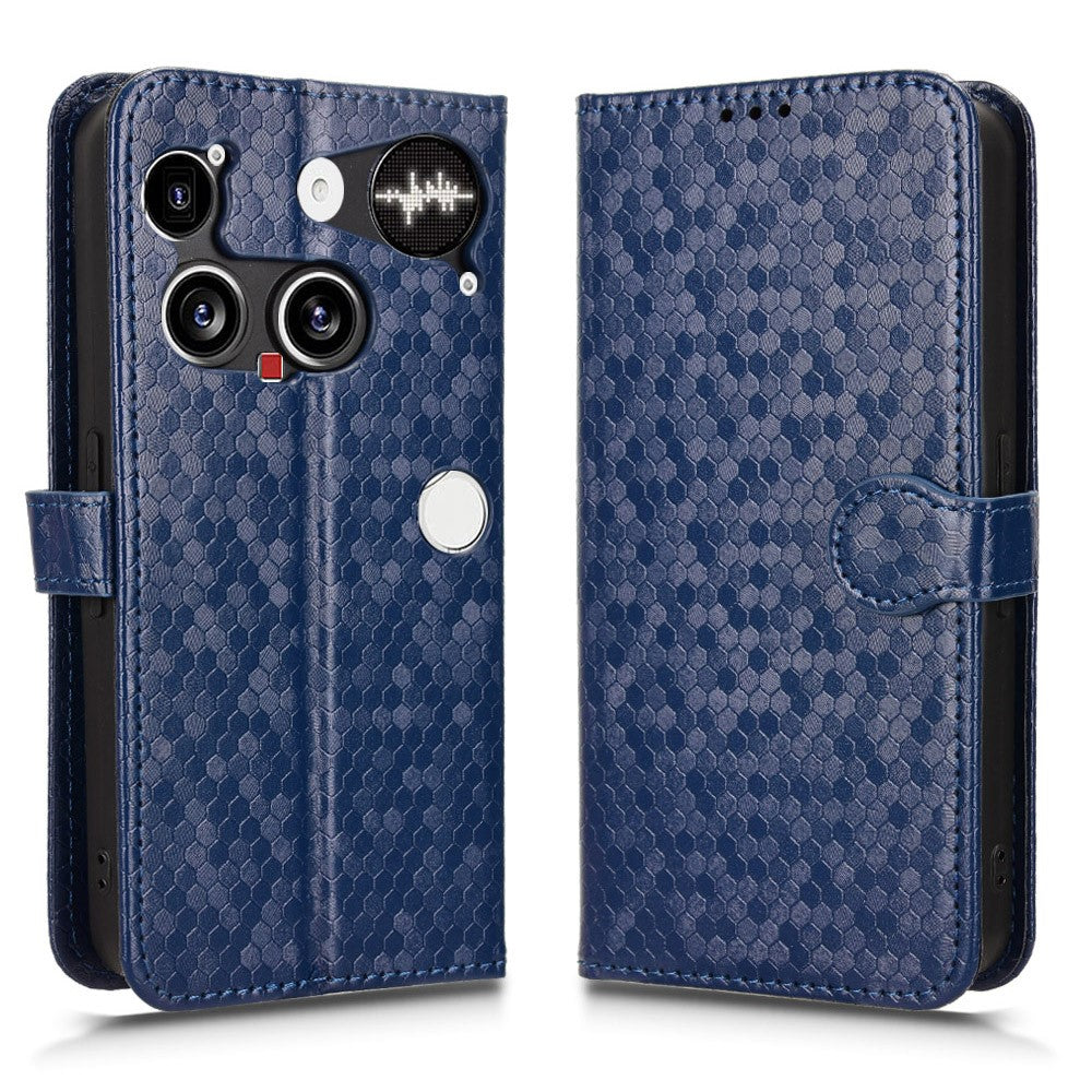 Nothing Phone (3) 5G Wallet-Handyhülle – Mit Magnetverschluss & Punktmuster