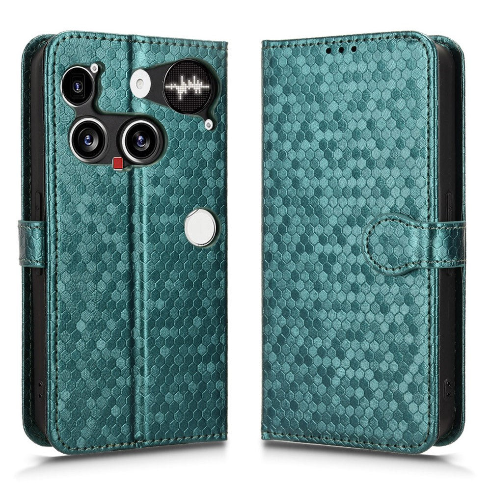 Nothing Phone (3) 5G Wallet-Handyhülle – Mit Magnetverschluss & Punktmuster