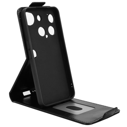 For Nothing Phone (3) 5G Stand Case Magnetic Clasp Vertical Flip Leather Phone Cover with Card Holder