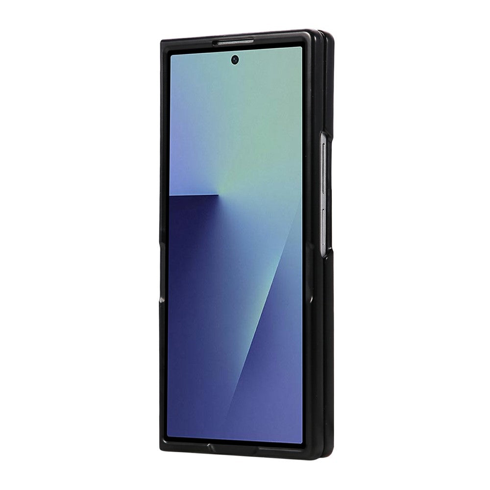 For Samsung Galaxy Z Fold7 5G Case Flower Leather PC RFID Blocking Phone Cover Card Slots