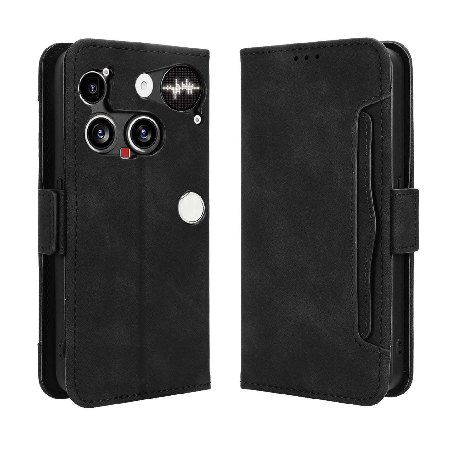For Nothing Phone (3) 5G Leather Case Phone Wallet Cover with Multiple Card Slots
