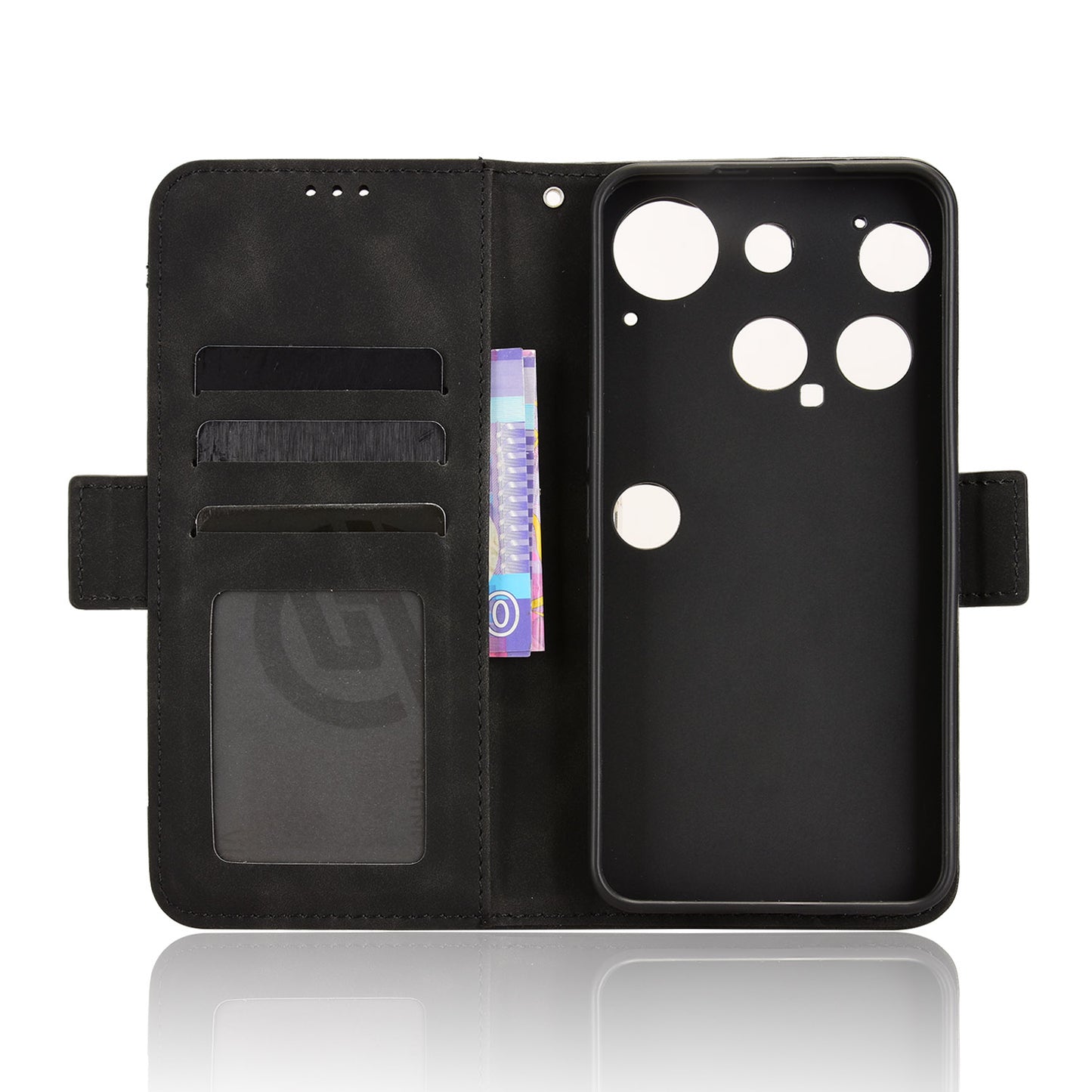 For Nothing Phone (3) 5G Leather Case Phone Wallet Cover with Multiple Card Slots