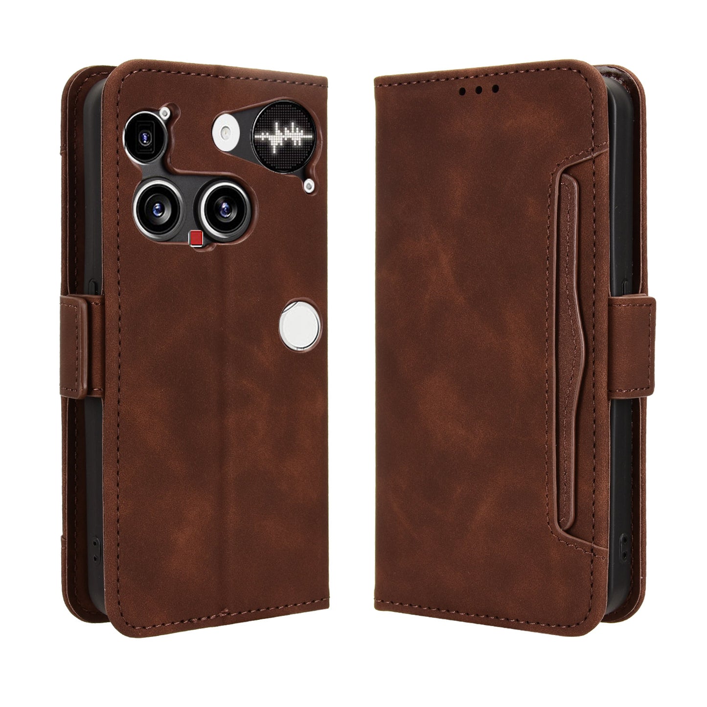 For Nothing Phone (3) 5G Leather Case Phone Wallet Cover with Multiple Card Slots