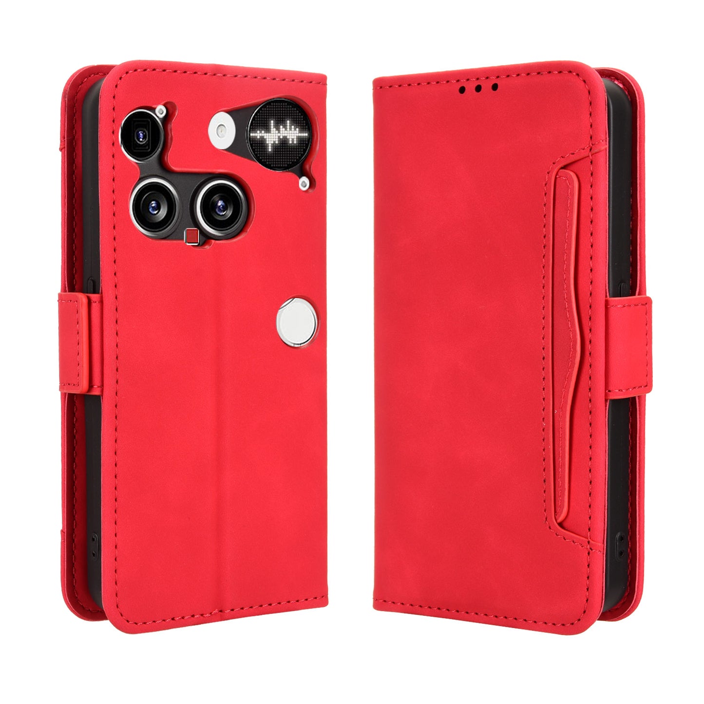 For Nothing Phone (3) 5G Leather Case Phone Wallet Cover with Multiple Card Slots