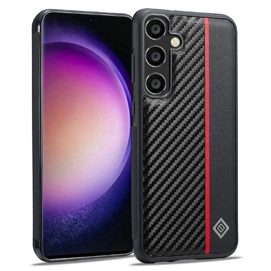 Galaxy S25 FE Stoßfeste Hülle - Carbonfaser-Optik