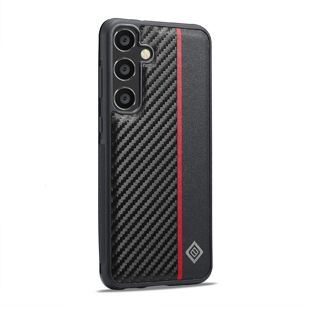 Galaxy S25 FE Stoßfeste Hülle - Carbonfaser-Optik