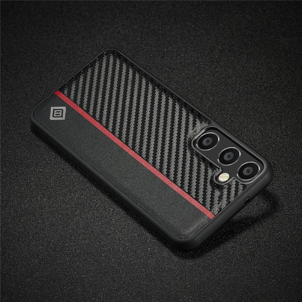 Galaxy S25 FE Stoßfeste Hülle - Carbonfaser-Optik