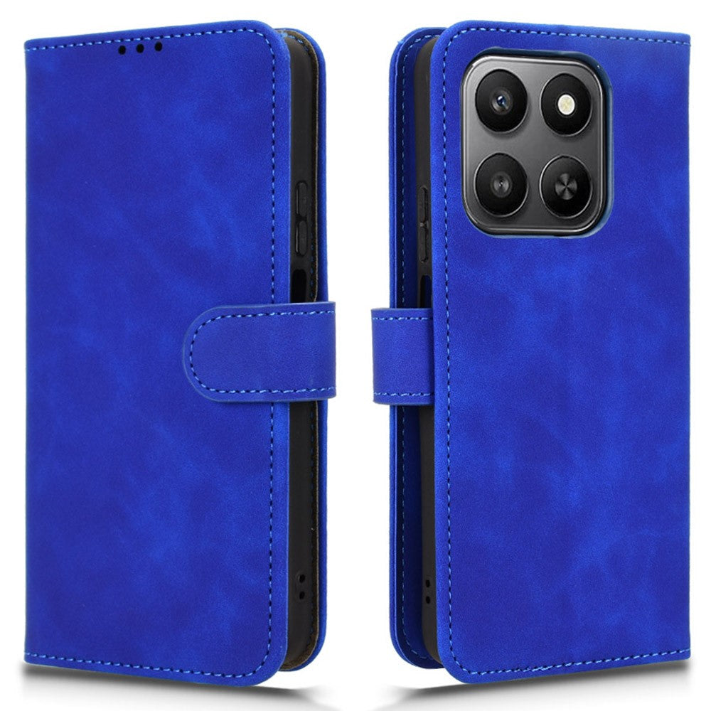 For Honor 400 Smart 5G / 4G / X7d 4G Leather Case Skin Feel Anti Drop Wallet Flip Phone Cover