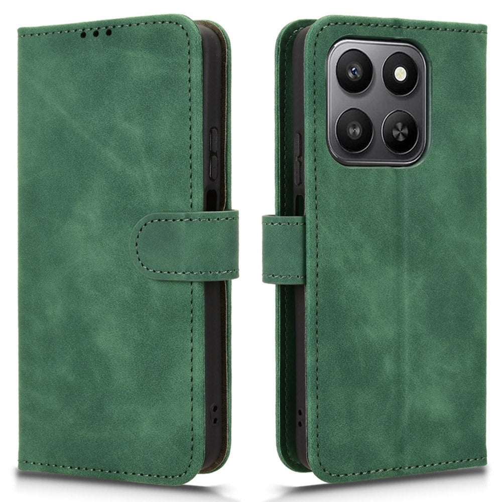 For Honor 400 Smart 5G / 4G / X7d 4G Leather Case Skin Feel Anti Drop Wallet Flip Phone Cover