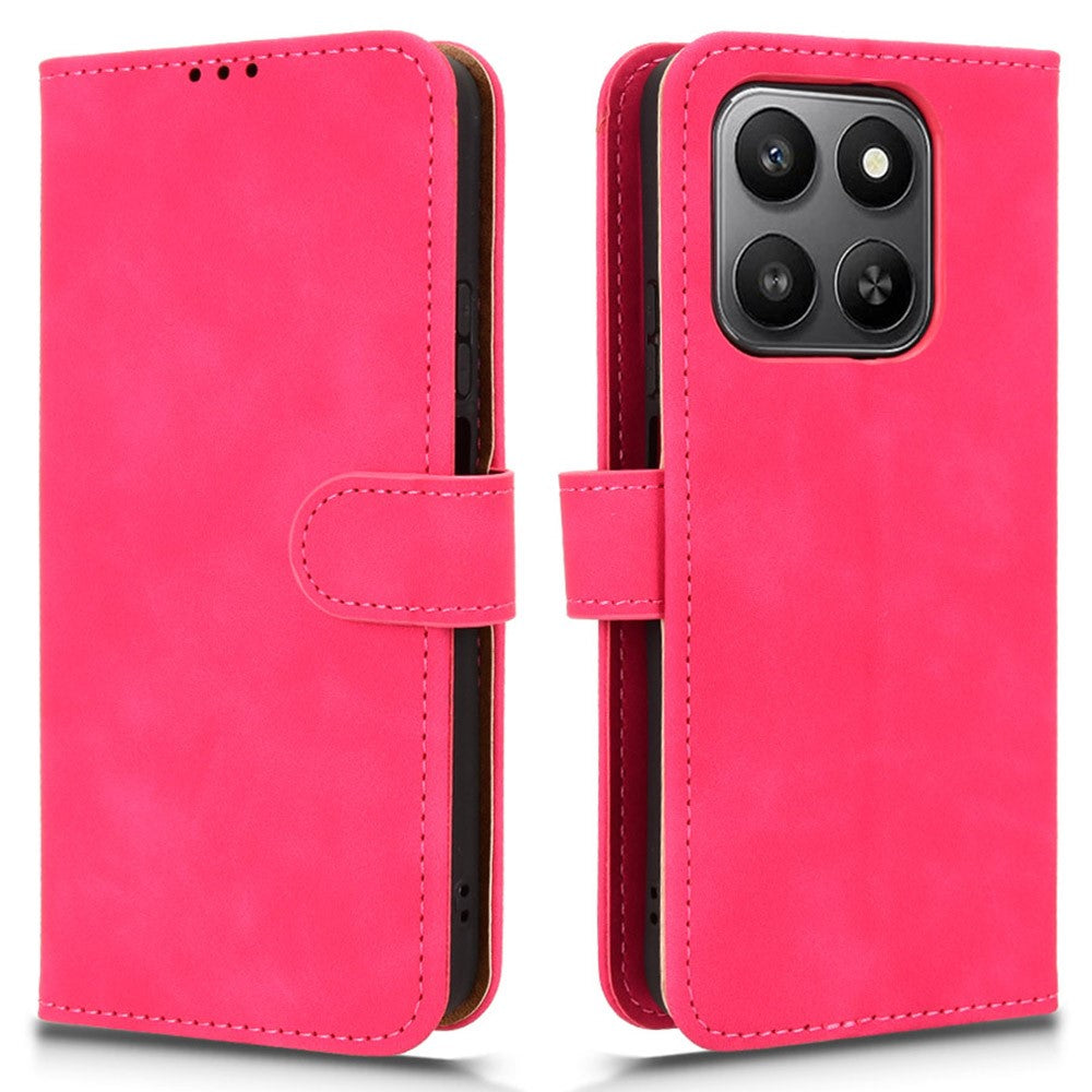 For Honor 400 Smart 5G / 4G / X7d 4G Leather Case Skin Feel Anti Drop Wallet Flip Phone Cover