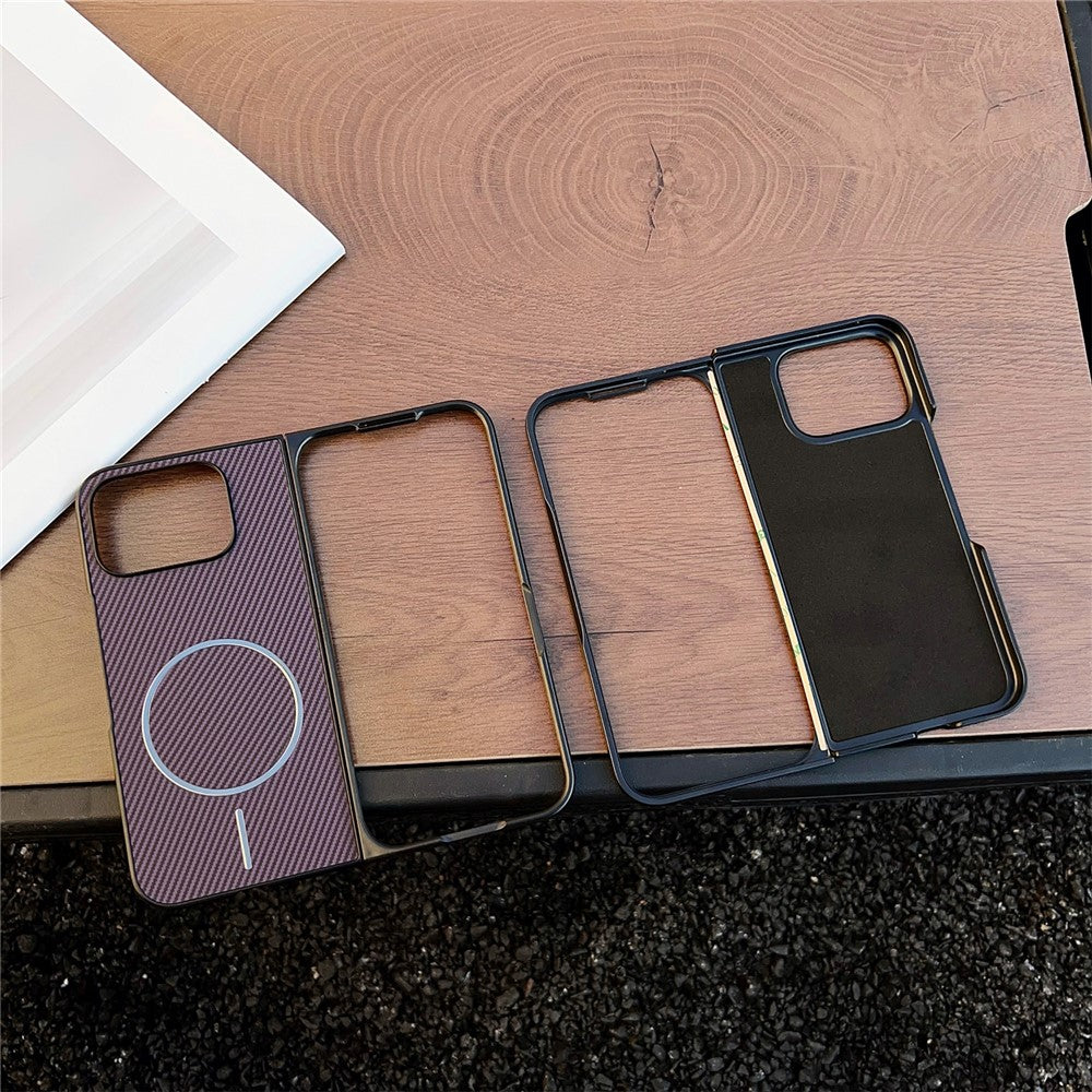 For Google Pixel 10 Pro Fold Magnetic Case Carbon Fiber Texture Folding Phone Cover