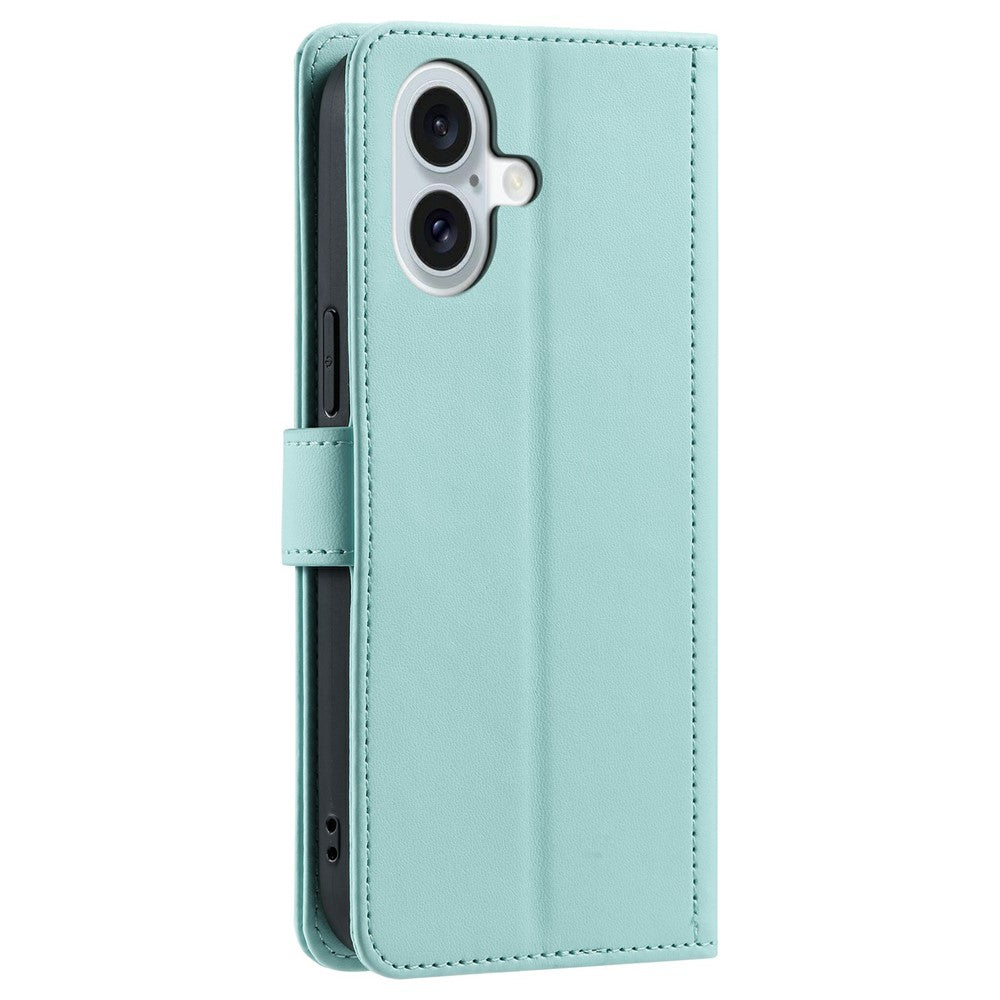 iPhone 17 Wallet-Hülle – Rautenmuster mit Geldbörsenfunktion & Riemen