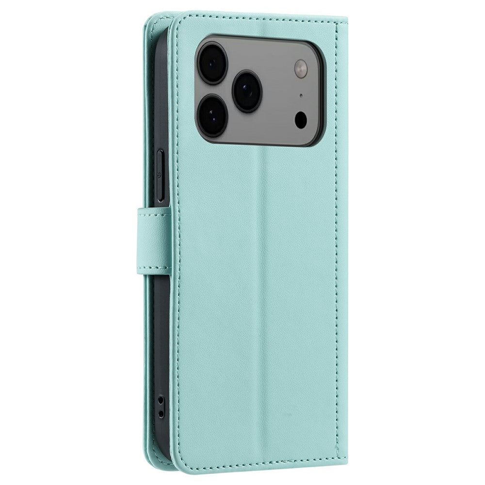 iPhone 17 Pro Wallet-Hülle – Rautenmuster mit Geldbörsenfunktion & Riemen