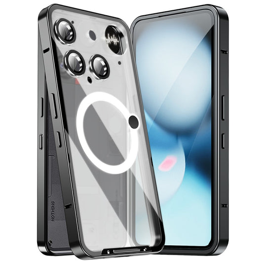 Nothing Phone (3) 5G Handyhülle – Stoßfest & schlank, mit Metallrahmen, magnetischer Rückseite & integrierter Objektivabdeckung
