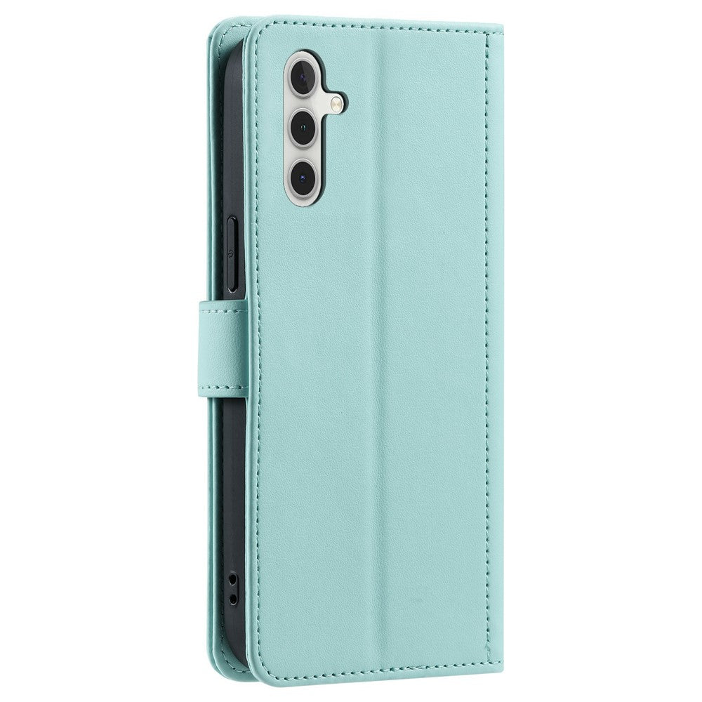 Galaxy S25 FE Wallet-Hülle – Rautenmuster mit Geldbörsenfunktion & Riemen