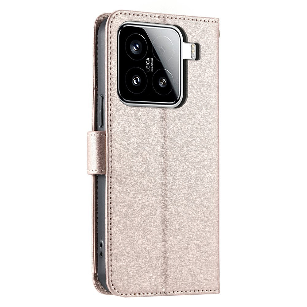 For Xiaomi 15 Case Ring Buckle Wallet Stand Rhombus Crossbody Leather Mobile Cover
