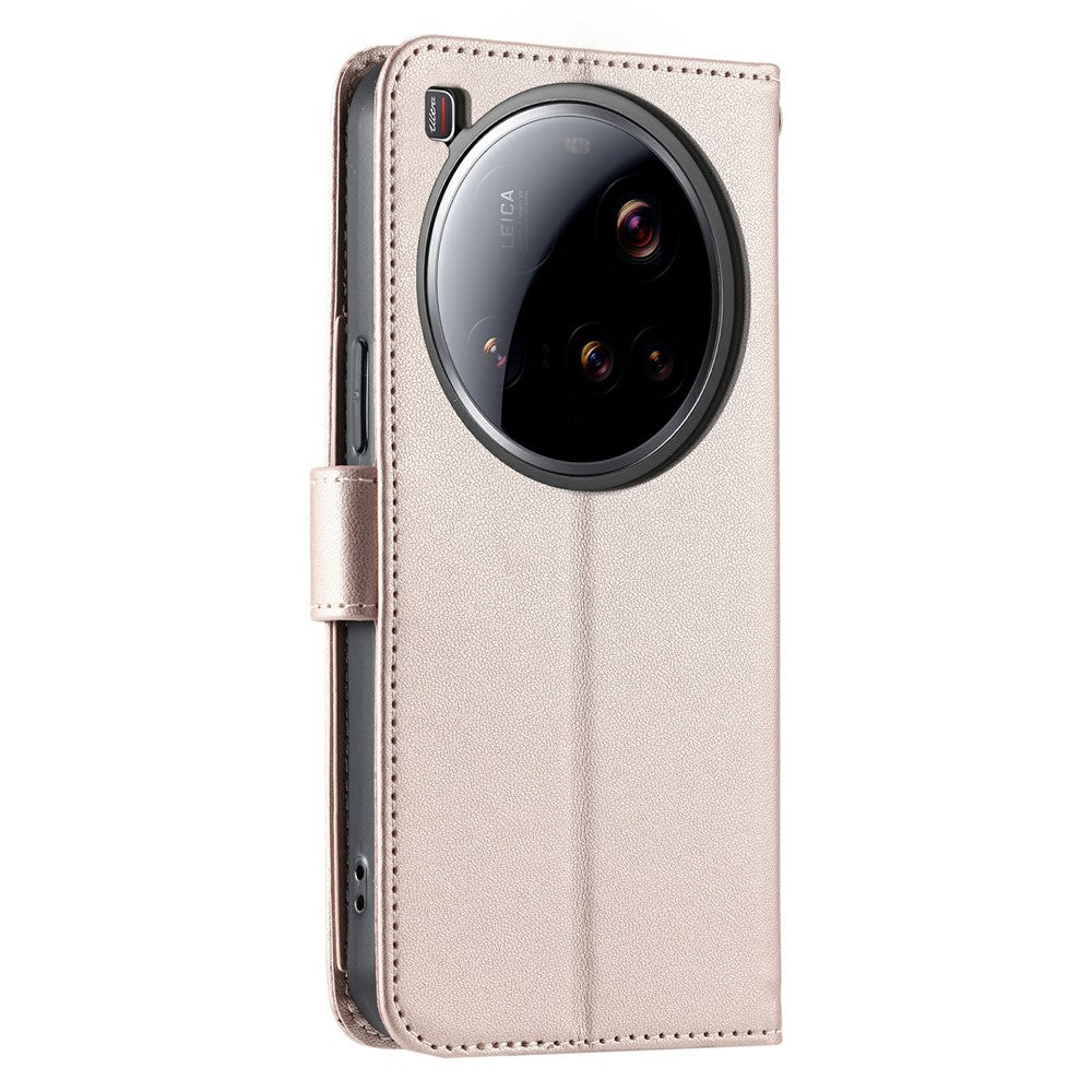 For Xiaomi 15 Ultra Case Ring Buckle Wallet Stand Rhombus Crossbody Leather Mobile Cover