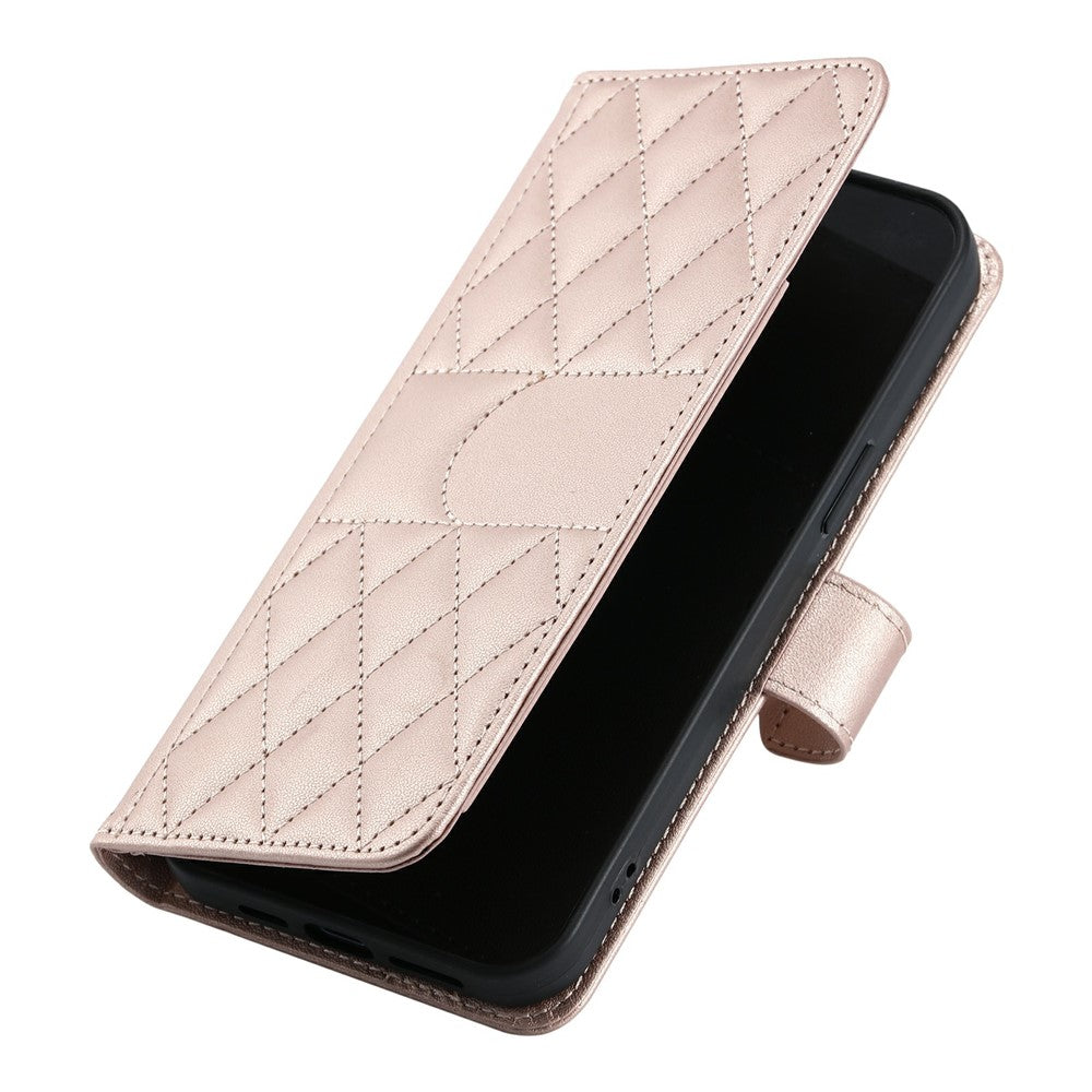 For Xiaomi 15 Ultra Case Ring Buckle Wallet Stand Rhombus Crossbody Leather Mobile Cover