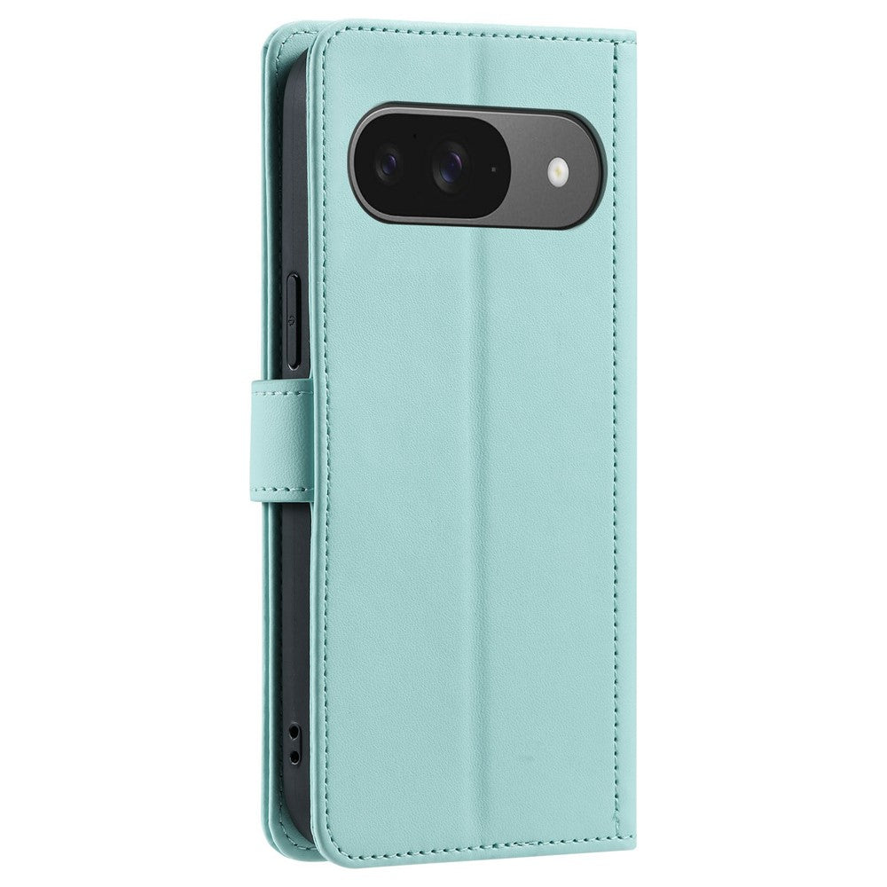 Pixel 10 / 10 Pro / 9 / 9 Pro Wallet-Hülle – Rautenmuster mit Geldbörsenfunktion & Riemen