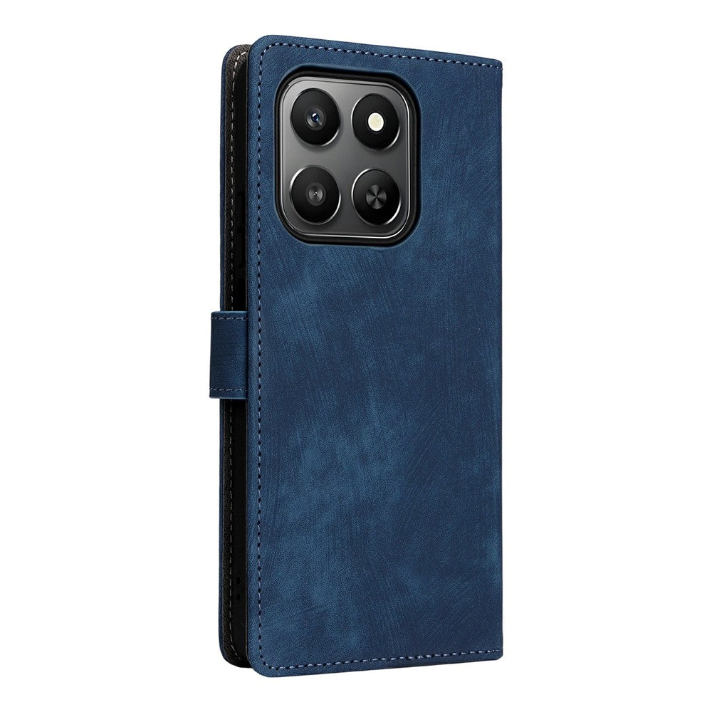 For Honor 400 Smart 5G / 4G / X7d 4G Case Wallet RFID Blocking PU Leather Phone Cover Stand with Strap